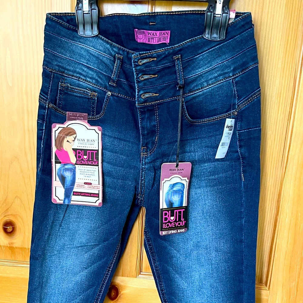 NWT Wax Jean BUTT I LOVE YOU Charolette Russe